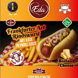 Halal Käsewurst Rindswurst mit Hollandkäse