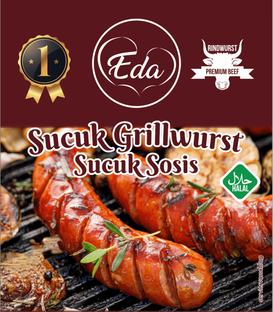 Halal Sucuk Grillwurst 500g | Türkisch gewürztes 100% Rindfleisch