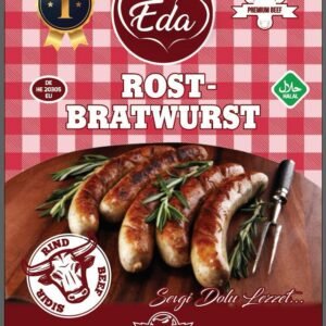 Halal-gegrillte Rindfleischwürstchen – ein Genuss aus 100 % Rindfleisch
