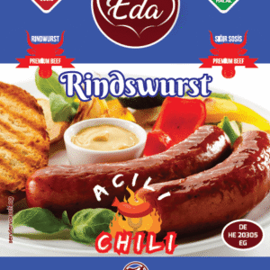 Halal-Rindfleischwürstchen mit Chilischoten – Scharfe BBQ-Rindfleischwürstchen