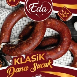 Traditionelle türkische Suçuk-Würste aus Halal-Rindfleisch